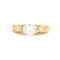 Bague Bague - Diamant taille ovale 1 ct en or jaune 18 ct 58 Facettes 13012