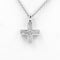 Collier Bulgari - Collier croix en or blanc 18 ct et diamants 58 Facettes 16211