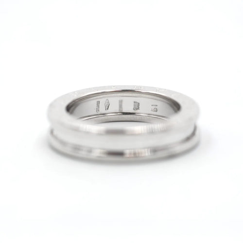 Bague 49 Bulgari B.zero1 - Bague 1 bande en or blanc 18 ct, taille 49 58 Facettes 14786