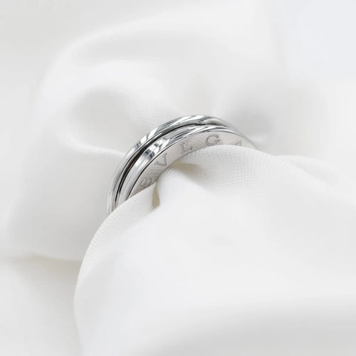Bague 51 Bulgari B.zero1 - Bague 1 bande en or blanc 18 carats 58 Facettes 8006
