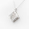 Collier Collier - Pendentif losange en or blanc 18 carats et diamants 0,50 ct 58 Facettes 22321