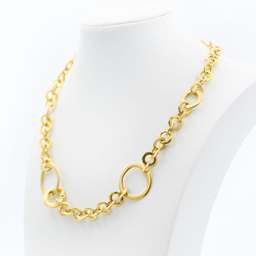 Collier Pomellato - Collier à cercles en or jaune 18 carats 58 Facettes 22228