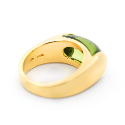 Bague Bulgari - Bague modèle Tronchetto en or 18 ct et péridot 58 Facettes 22213