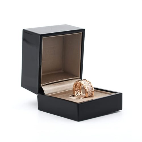 Bague 52 Bulgari B.zero1 Anish Kapoor - Bague haute en or rose 18 ct et diamants 58 Facettes 21880