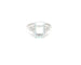 Bague 53 Bague en or blanc 18 kt avec aigue-marine 4,10 ct et diamants 0,35 ct 58 Facettes 14314