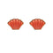 Boucles d'oreilles MOMO - Boucles d’oreilles coquillage en or jaune 18 carats et corail 58 Facettes 17808