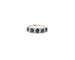 Bague Bague en or blanc 18 ct avec saphirs et diamants 58 Facettes 14488