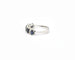 Bague Bague en or blanc 18 ct avec saphirs et diamants 58 Facettes 14488