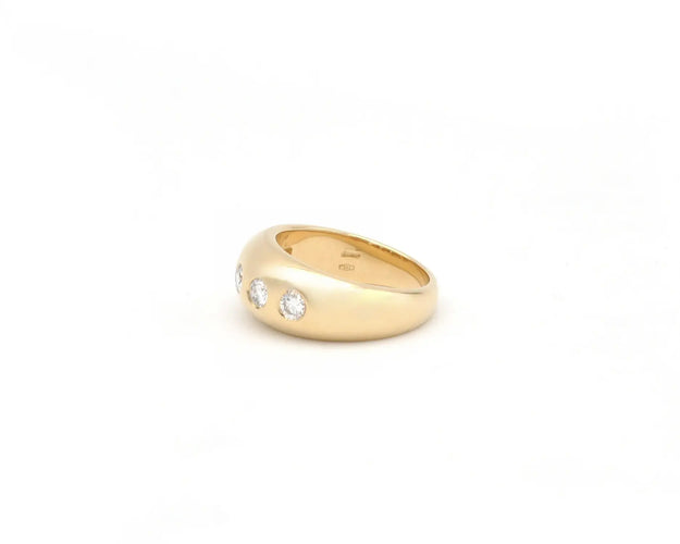 Bague Bulgari Bombolino - Bague en or jaune 18 ct et diamants 58 Facettes 14552