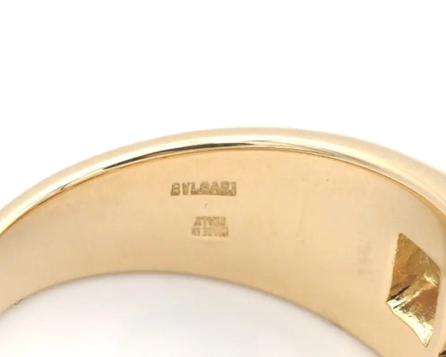 Bague Bulgari Bombolino - Bague en or jaune 18 ct et diamants 58 Facettes 14552