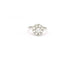 Bague Bague en or blanc 18 ct avec diamant central 0,30 ct et diamants 58 Facettes 14492