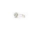Bague Bague en or blanc 18 ct avec diamant central 0,30 ct et diamants 58 Facettes 14492