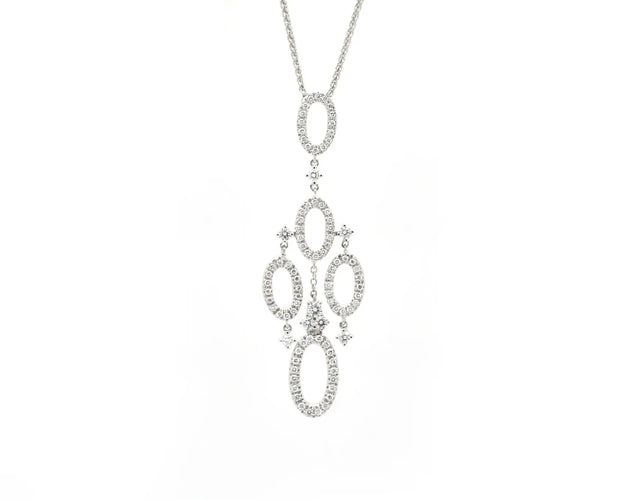 Collier Recarlo - Collier en or blanc 18 ct et diamants 0,63 ct 58 Facettes 14730