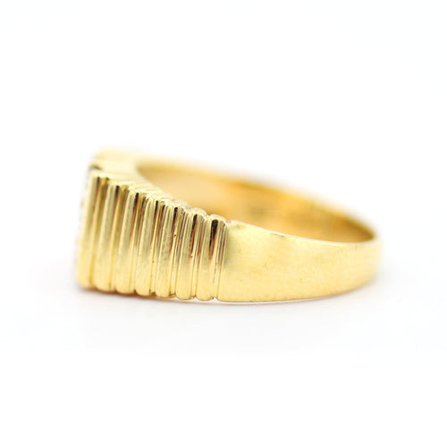 Bague Damiani - Bague fantaisie en or jaune 18 ct et diamants 58 Facettes 22275