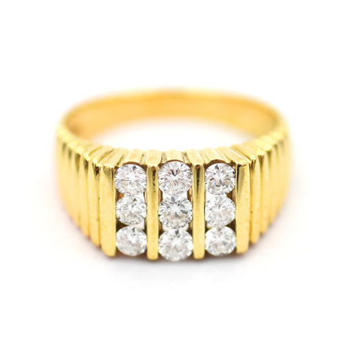 Bague Damiani - Bague fantaisie en or jaune 18 ct et diamants 58 Facettes 22275