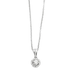 Collier Collier avec pendentif en or gris et diamants 58 Facettes DV0661-2