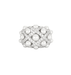 Bague 49 CHANEL - Bague Baroque or gris diamants et perle 58 Facettes DV0663-2-49-2