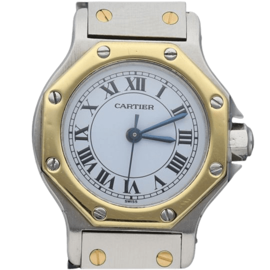 Montre Cartier Montre Santos Octagon 58 Facettes MT40243