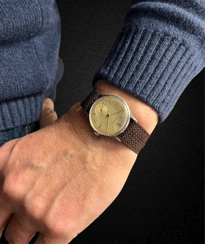 Montre Zenith - Montre militaire vintage calibre 12-4-P en acier 58 Facettes