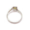 Bague 53 Bague saphir jaune diamants or blanc 58 Facettes