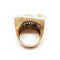 Bague 51 Bague Tank en Or jaune, rubis & diamants 58 Facettes