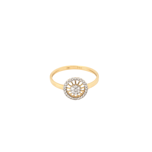 Bague 48 Bague or jaune et diamants 58 Facettes 30093