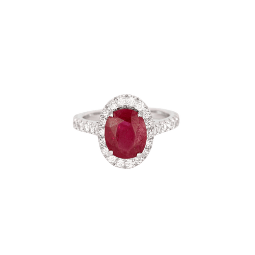Bague 51 Bague rubis et diamants 58 Facettes