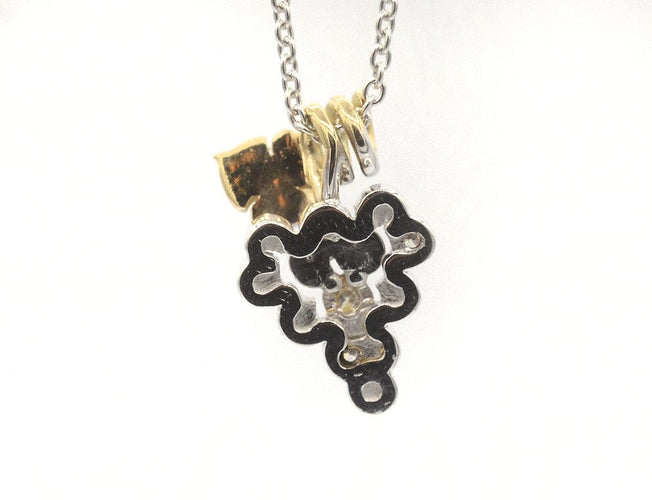 Pendentif Pendentif grappe de raisin en or blanc et diamants 58 Facettes F1361 F1359