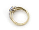 Bague 52 Bague « Saphir entouré » en or jaune et or blanc, saphir et diamants 58 Facettes F1343