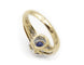 Bague 52 Bague « Saphir entouré » en or jaune et or blanc, saphir et diamants 58 Facettes F1343