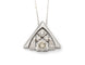 Pendentif Pendentif « Pans de Bois d'Auxerre » pavé en or blanc et diamants 58 Facettes F1579