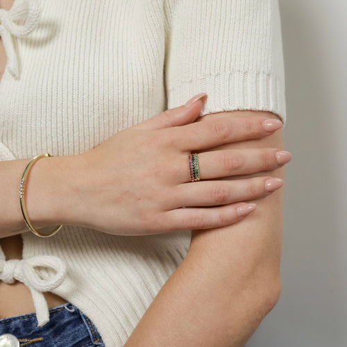 Bague Bague vintage en or jaune 14 carats et saphirs bleus 58 Facettes 2511010