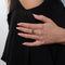 Bague Bague vintage chevron en or jaune 14 carats et émeraudes vertes 58 Facettes 2505008