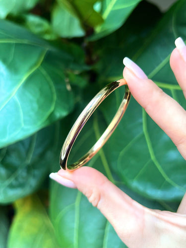 Bracelet Bracelet jonc en or jaune 18 carats 58 Facettes