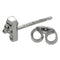 Pinomarino - Monoboucle d'oreille initiale en or blanc et diamants 58 Facettes 1110