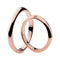 Bague Polello - Bague alliance en or blanc et rose avec diamants 58 Facettes G1142B