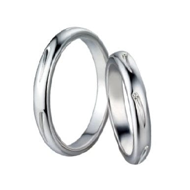Bague Polello - Alliance en or blanc, taille 24 58 Facettes G1152