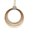 Collier K di Kuore - Collier ras-de-cou en or rose et blanc avec diamants 58 Facettes G1345