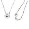 Collier Collier - Solitaire en or blanc 750 avec diamant 0,15 ct 58 Facettes G1616