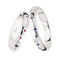 Bague Polello - Alliance en or blanc avec saphirs inspirée de Joan Mirò 58 Facettes G1619Z