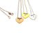 Collier Collier ras-du-cou avec pendentif cœur et diamant en or blanc 58 Facettes G1629