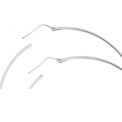 Boucles d'oreilles Guidetti - Boucles d’oreilles créoles en or blanc 750, 7,4 cm 58 Facettes G2184