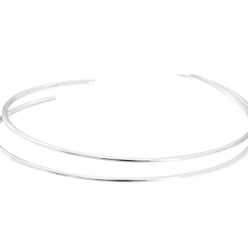 Boucles d'oreilles Guidetti - Boucles d’oreilles créoles en or blanc 750, 7,4 cm 58 Facettes G2184