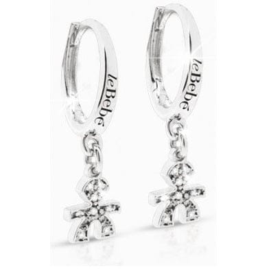 Boucles d'oreilles LeBebé Le Briciole - Boucles d’oreilles en or blanc et diamants 58 Facettes G2489