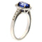 Bague Bague en or blanc avec saphir 2,45 ct et diamants 0,28 ct 58 Facettes G3062