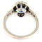 Bague Bague en or blanc avec saphir 2,45 ct et diamants 0,28 ct 58 Facettes G3062