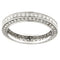 Bague Guidetti - Alliance Éternelle en or blanc avec diamants 58 Facettes G3257