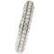 Bague Guidetti - Alliance Éternelle en or blanc avec diamants 58 Facettes G3257