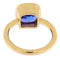 Bague Bague en or rose 750 avec tanzanite naturelle 4,16 ct 58 Facettes G3286
