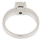 Bague 56 Bague solitaire en or blanc avec diamant taille brillant 58 Facettes G3305